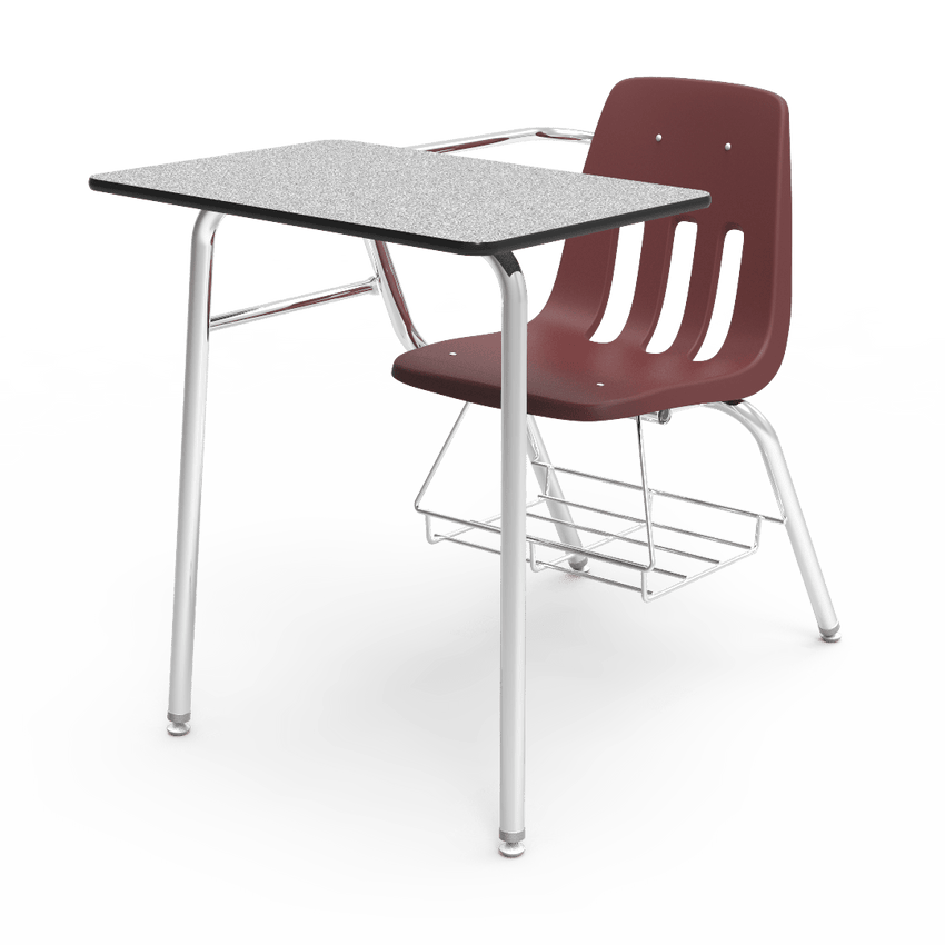 Virco 9400BR - In Stock - Student Combo Desk with 18" Seat, 18" x 24" High-Pressure Laminate Top, Bookrack for School and Classrooms - SchoolOutlet