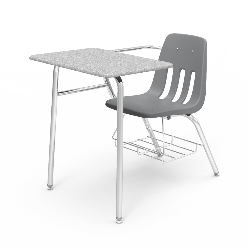 Virco 9400BRM Student Combo Desk with 18" Seat, 18" x 24" High-Pressure Hard Plastic Top, Bookrack for School and Classrooms - SchoolOutlet