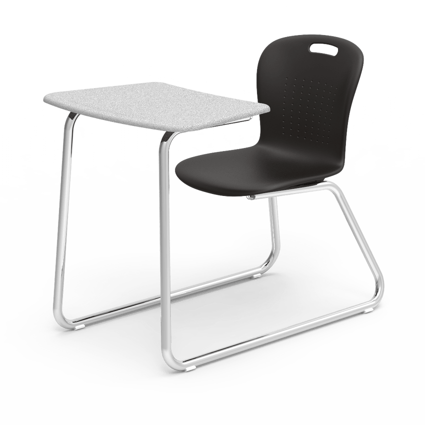 Virco SGSLEDNBRM Sage Series Sled Base Chair Desk, no Bookrack - 18" Seat Height (Virco SGSLEDNBRM) - SchoolOutlet