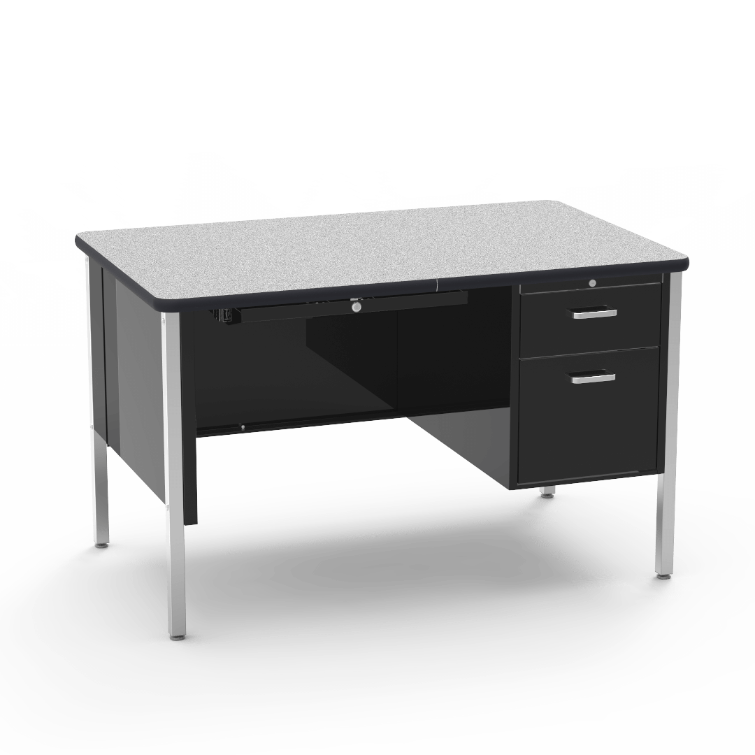 Virco 543 Teachers Desk with Drawers, High Quality 30 x 48 Laminate Top, Commercial Grade for School Classrooms - SchoolOutlet