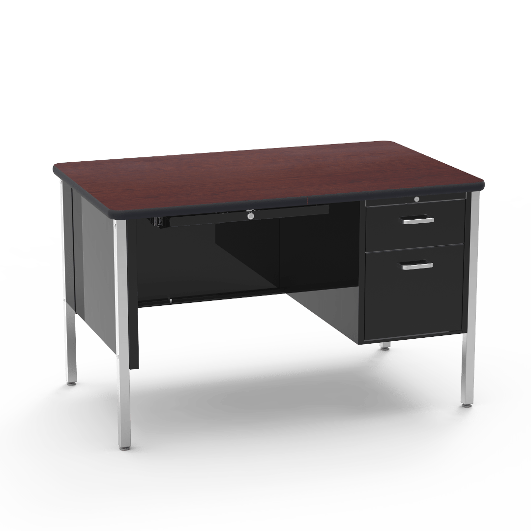 Virco 543 Teachers Desk with Drawers, High Quality 30 x 48 Laminate Top, Commercial Grade for School Classrooms - SchoolOutlet