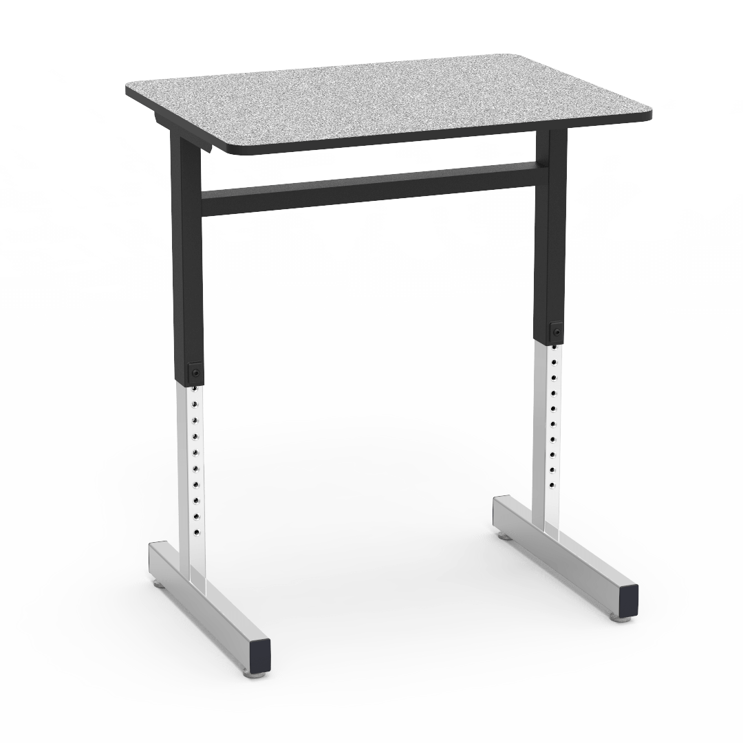 Virco 8771 - 8771 Series Student Desk with Cantilever Leg, 20" X 26" Top, 22" to 30" height range - SchoolOutlet