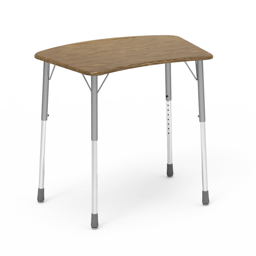 Virco ZADJ2031M - ZUMA Series Student Desk, 22 3/4" x 31 5/8" Hard Plastic Top - SchoolOutlet