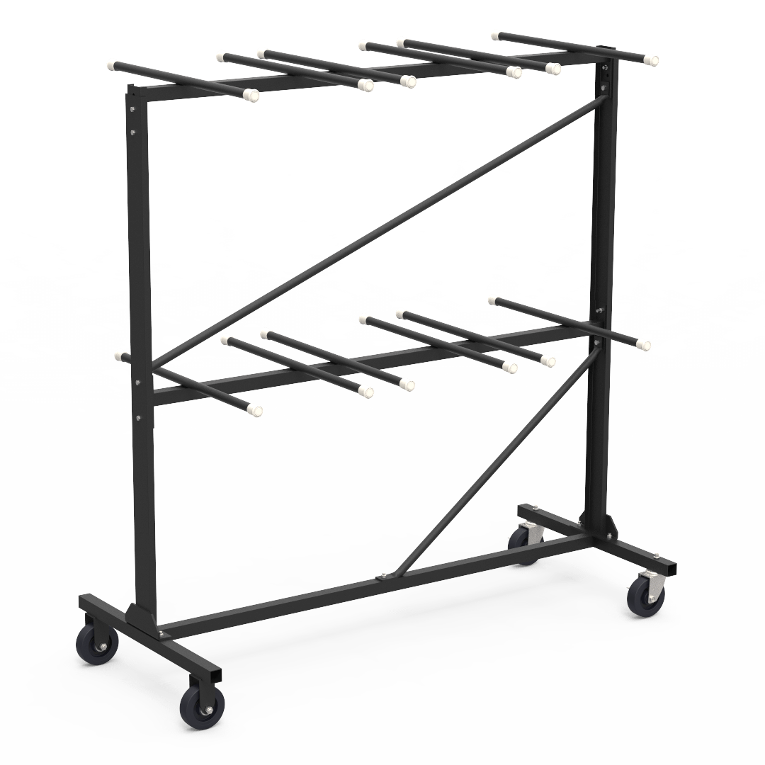 Virco HCT6072 - Chair truck/storage cart for folding chairs - 84 chair capacity - SchoolOutlet