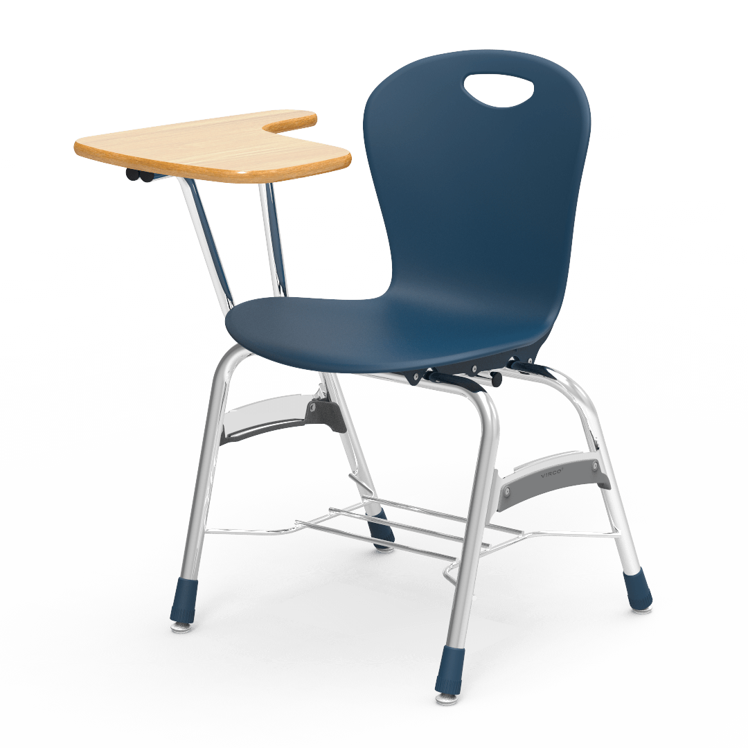 Virco ZU418TABR Chair Desk Zuma series, high-pressure laminate top, 18" seat (Virco ZU418TABR) - SchoolOutlet