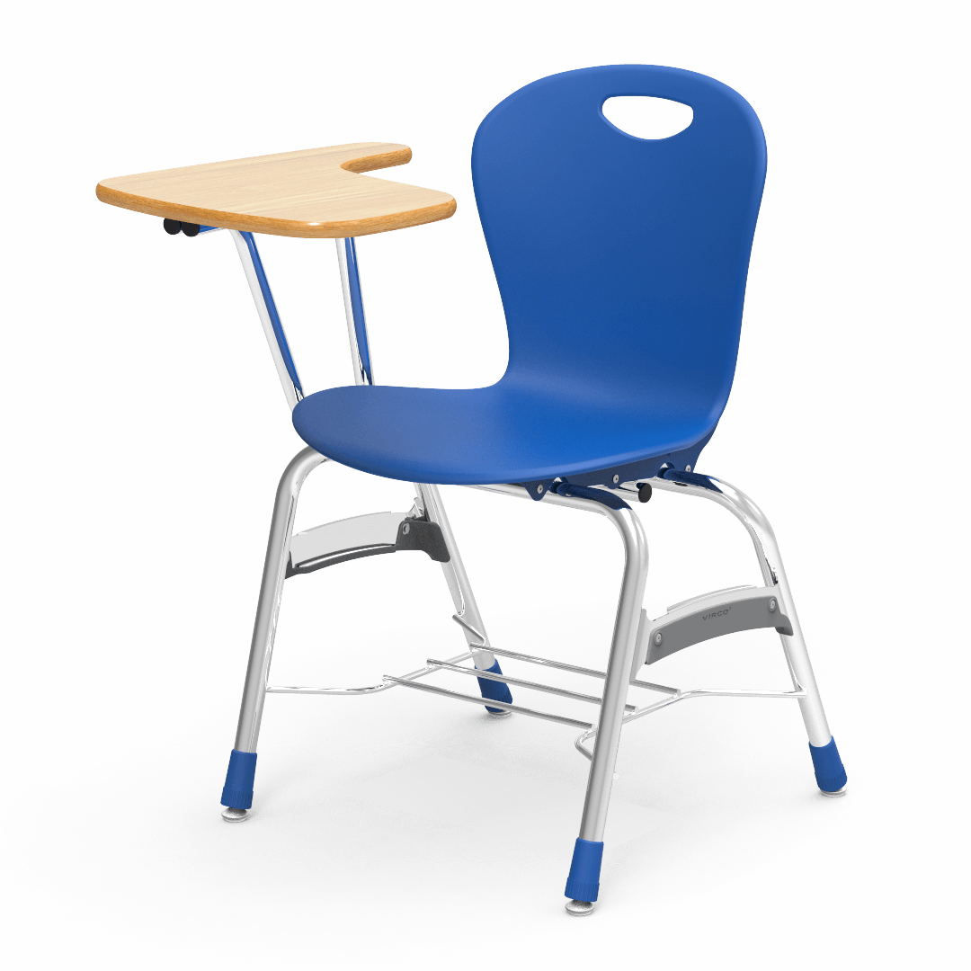 Virco ZU418TABR Chair Desk Zuma series, high-pressure laminate top, 18" seat (Virco ZU418TABR) - SchoolOutlet