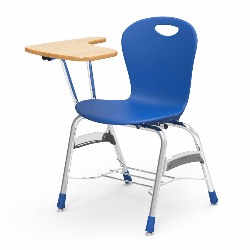 Virco ZU418TABR Chair Desk Zuma series, high-pressure laminate top, 18" seat (Virco ZU418TABR) - SchoolOutlet