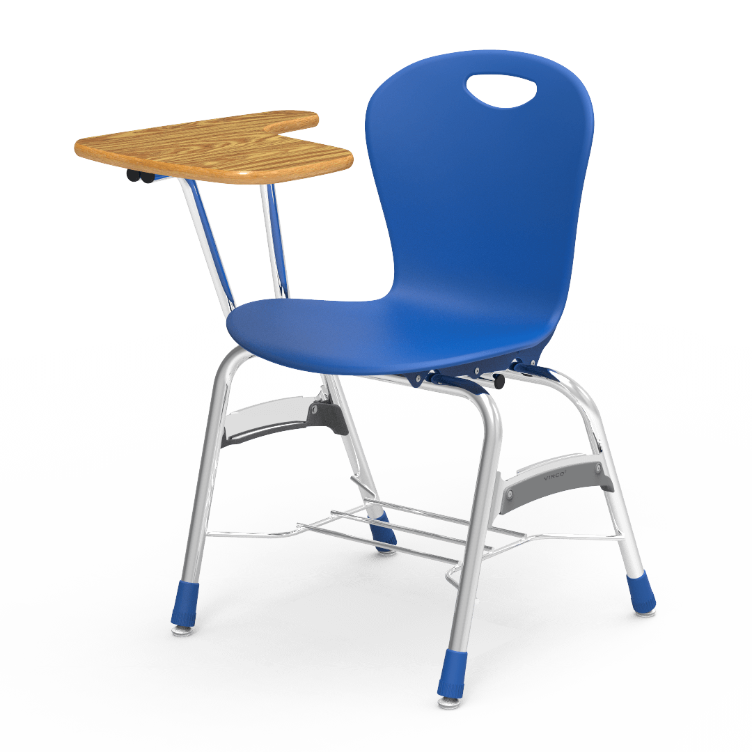 Virco ZU418TABR Chair Desk Zuma series, high-pressure laminate top, 18" seat (Virco ZU418TABR) - SchoolOutlet