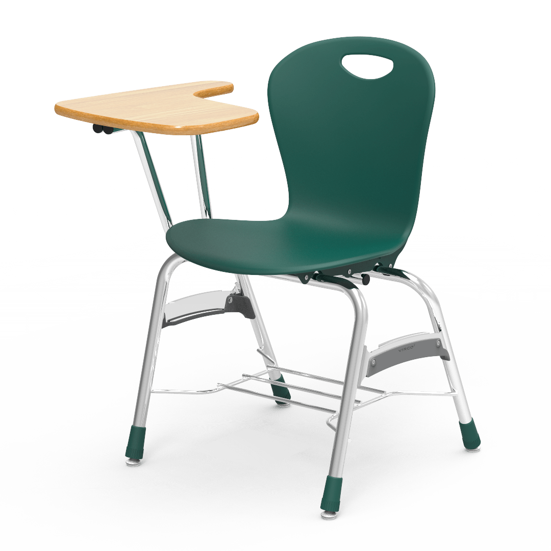 Virco ZU418TABR Chair Desk Zuma series, high-pressure laminate top, 18" seat (Virco ZU418TABR) - SchoolOutlet