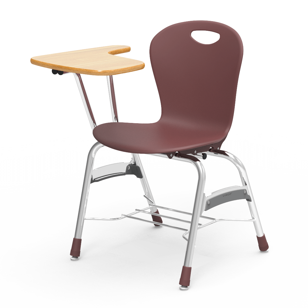 Virco ZU418TABR Chair Desk Zuma series, high-pressure laminate top, 18" seat (Virco ZU418TABR) - SchoolOutlet