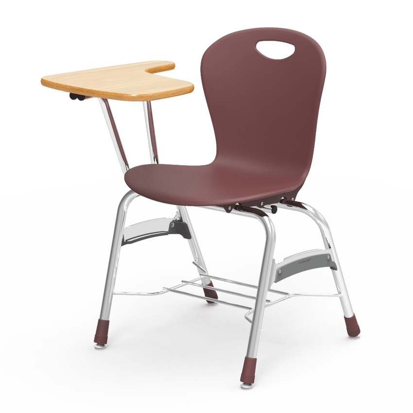 Virco ZU418TABR Chair Desk Zuma series, high-pressure laminate top, 18" seat (Virco ZU418TABR) - SchoolOutlet