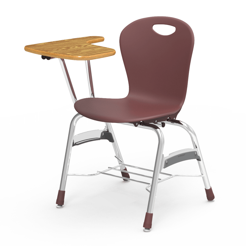 Virco ZU418TABR Chair Desk Zuma series, high-pressure laminate top, 18" seat (Virco ZU418TABR) - SchoolOutlet