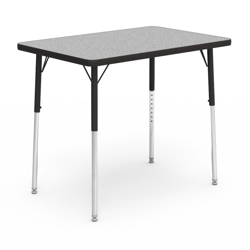 Virco 482436 - 4000 Series Rectangular Activity Table with Heavy Duty Laminate Top (24"W x 36"L x 22-30"H) - SchoolOutlet