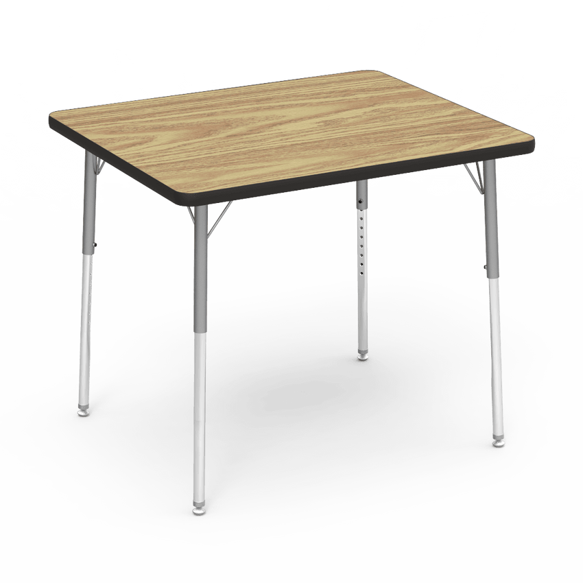 Virco 483036 - 4000 Series Rectangular Activity Table with Heavy Duty Laminate Top and Adjustable Height Legs (30"W x 36"L x 22-30"H) - SchoolOutlet