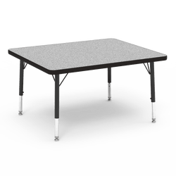 Rectangular Activity Table with Heavy Duty Laminate Top - Preschool Height Adjustable Legs (30"W x 36"L x 17-25"H)