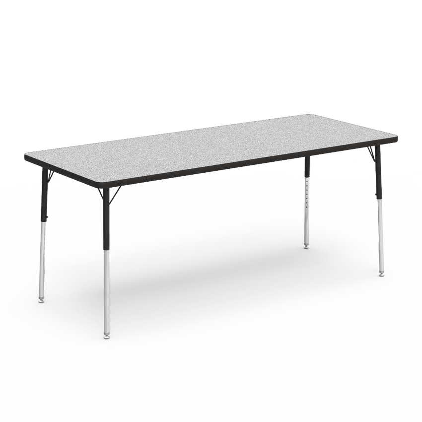 Virco 483072 - Virco 4000 Series Rectangular Activity Table with Heavy Duty Laminate Top and Adjustable Height Legs (30"W x 72"L x 22"-30"H) - SchoolOutlet