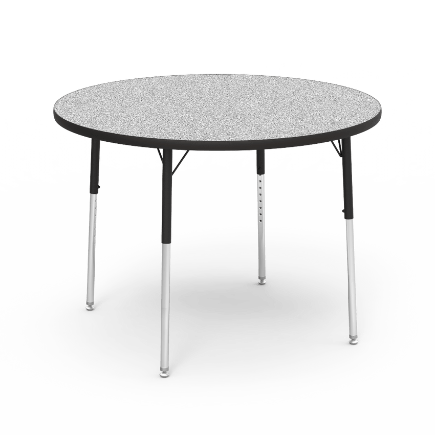 Round Activity Table with Heavy Duty Laminate Top (42" Diameter x 22-30"H) - SchoolOutlet