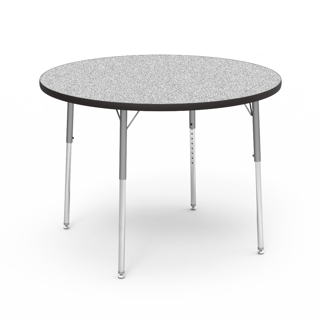 Round Activity Table with Heavy Duty Laminate Top (42" Diameter x 22-30"H) - SchoolOutlet