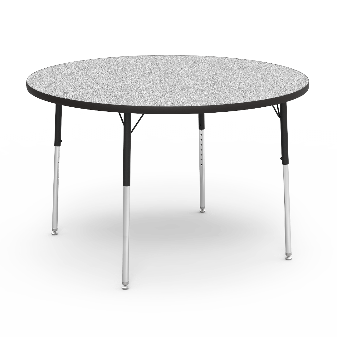 Virco 4848R - 4000 Series Round Activity Table with Heavy Duty Laminate Top (48" Diameter x 22-30"H) - SchoolOutlet