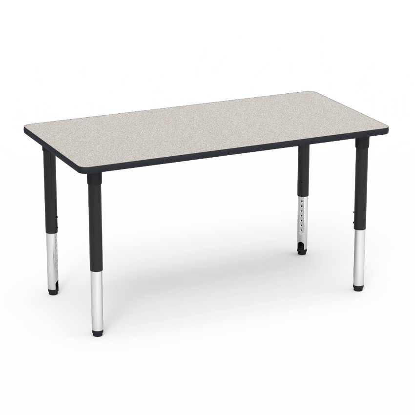 Virco 503060ADJ - 5000 Series Rectangle Activity Table (30"W x 60"L) with Adjustable Height Legs (24"-32"H) - SchoolOutlet