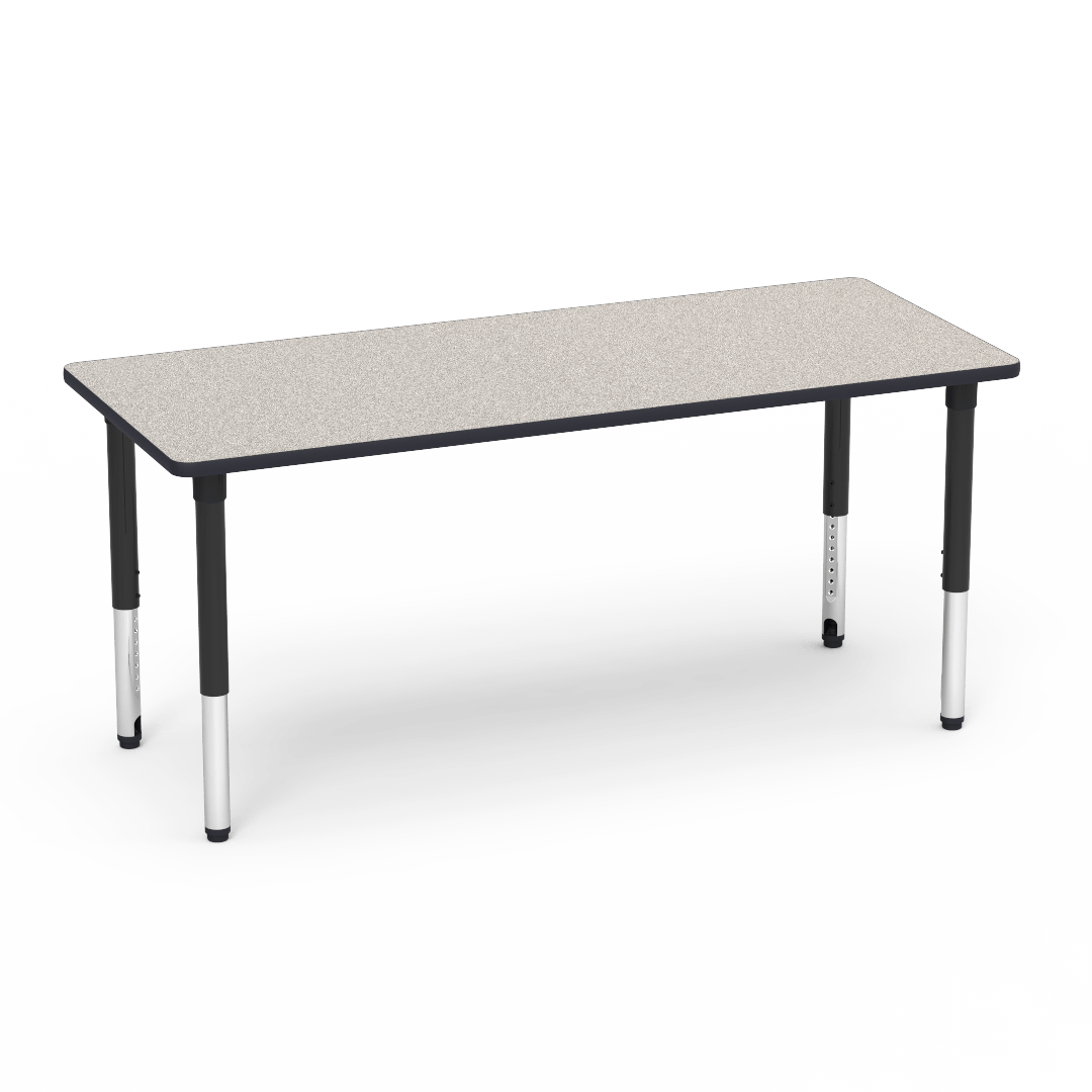 Virco 503072ADJ - 5000 Series Rectangle Activity Table (30" x 72") with Adjustable Height Legs (24"-32"H) - SchoolOutlet