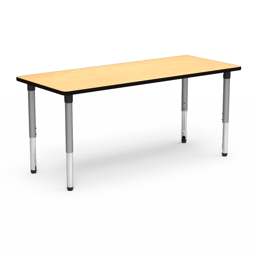 Virco 503072ADJ - 5000 Series Rectangle Activity Table (30" x 72") with Adjustable Height Legs (24"-32"H) - SchoolOutlet