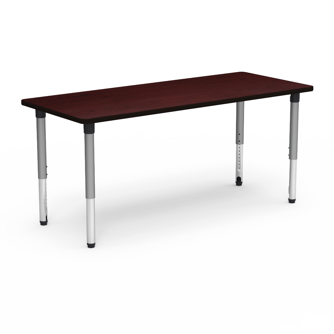 Virco 503072ADJ - 5000 Series Rectangle Activity Table (30" x 72") with Adjustable Height Legs (24"-32"H) - SchoolOutlet