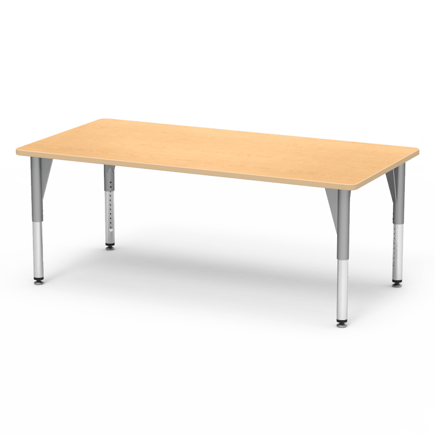 Virco 503672ADJ - 5000 Series Activity Table, 36" x 72" Rectangle Top (Virco 503672ADJ) - SchoolOutlet