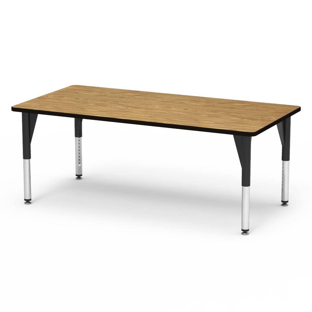 Virco 503672ADJ - 5000 Series Activity Table, 36" x 72" Rectangle Top (Virco 503672ADJ) - SchoolOutlet