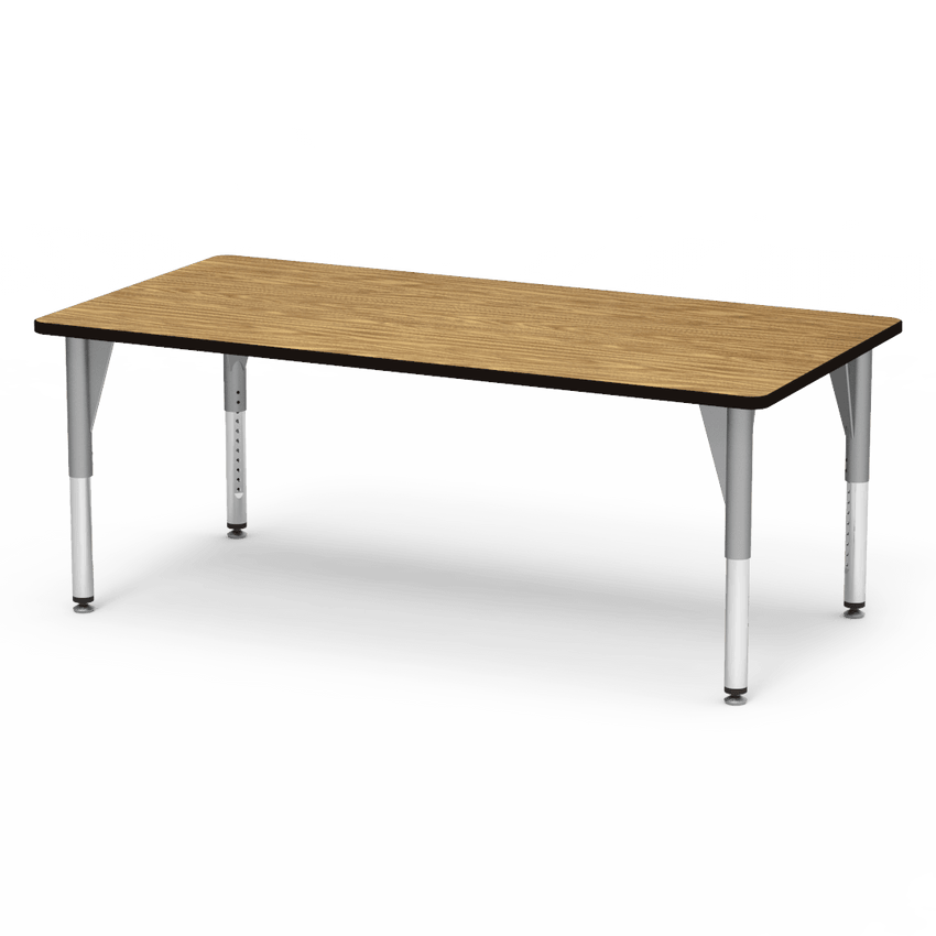 Virco 503672ADJ - 5000 Series Activity Table, 36" x 72" Rectangle Top (Virco 503672ADJ) - SchoolOutlet