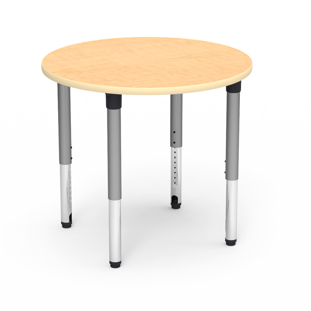 Virco 5036RADJ - 5000 Series Activity Table, 36" Round Top (Virco 5036RADJ) - SchoolOutlet