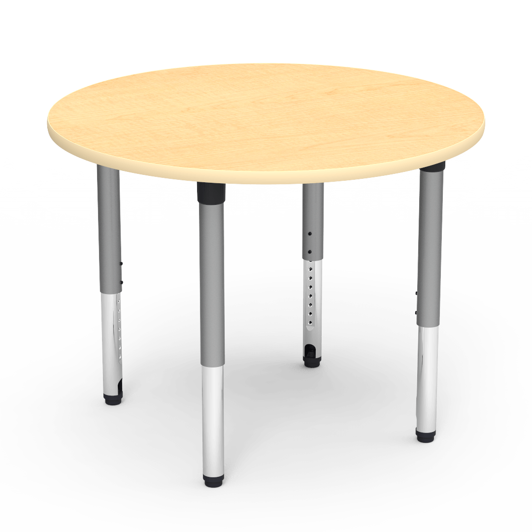 Virco 5042RADJ - 5000 Series Activity Table, 42" Round Top (Virco 5042RADJ) - SchoolOutlet