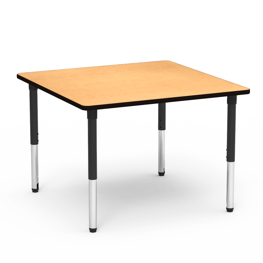 Virco 504848ADJ - 5000 Series Activity Table, 48" x 48" Square Top (Virco 504848ADJ) - SchoolOutlet