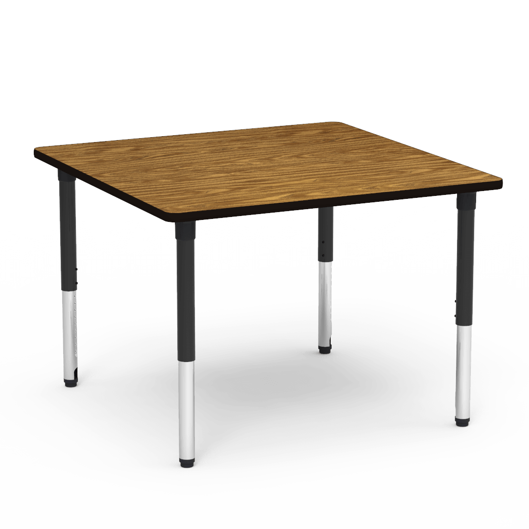 Virco 504848ADJ - 5000 Series Activity Table, 48" x 48" Square Top (Virco 504848ADJ) - SchoolOutlet