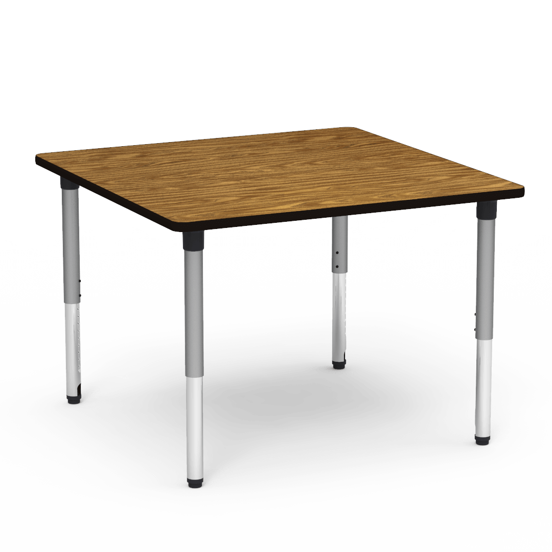 Virco 504848ADJ - 5000 Series Activity Table, 48" x 48" Square Top (Virco 504848ADJ) - SchoolOutlet