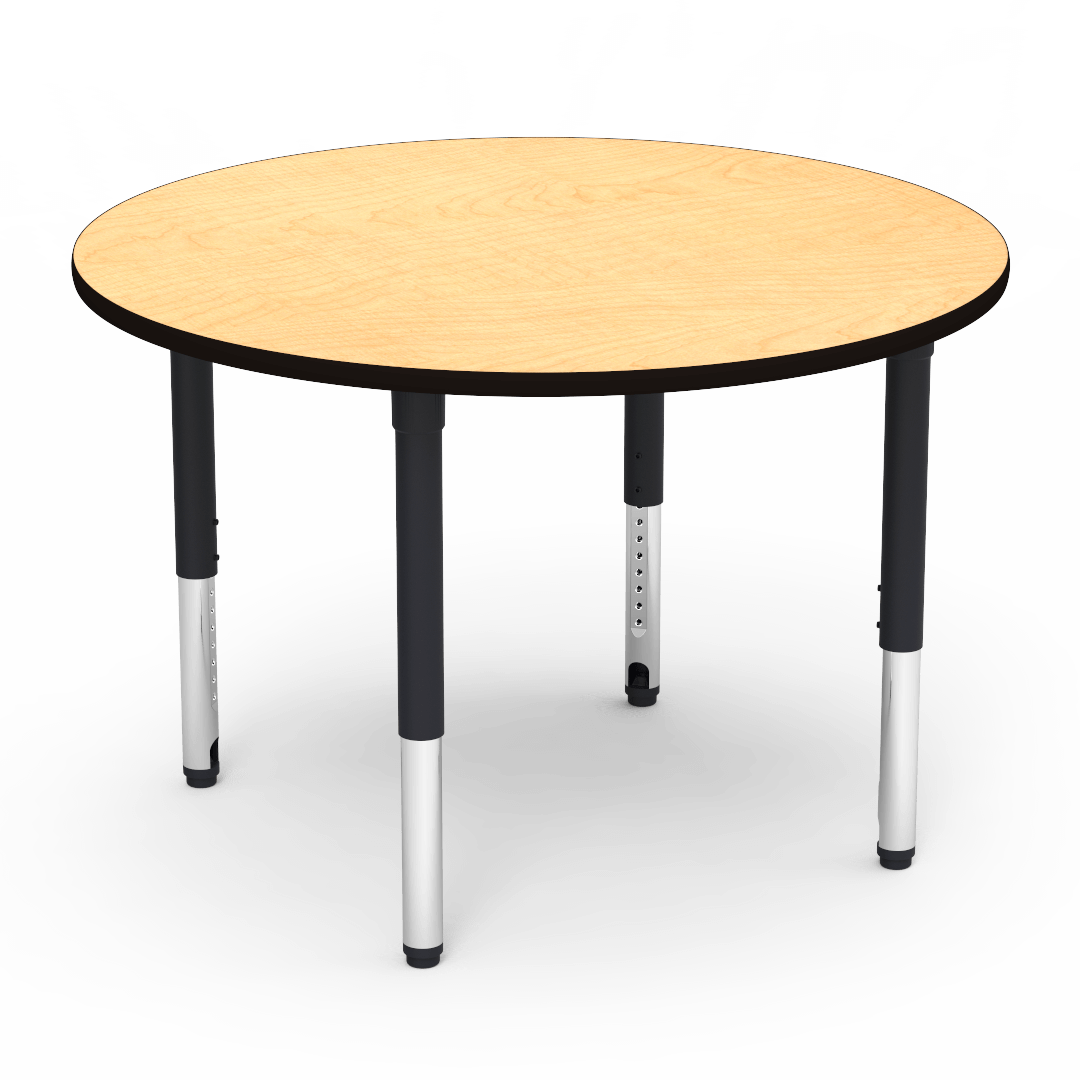 Virco 5048RADJ - 5000 Series Activity Table, 48" Round Top (Virco 5048RADJ) - SchoolOutlet