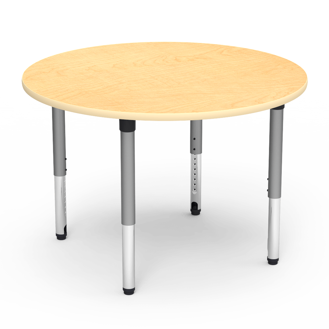 Virco 5048RADJ - 5000 Series Activity Table, 48" Round Top (Virco 5048RADJ) - SchoolOutlet