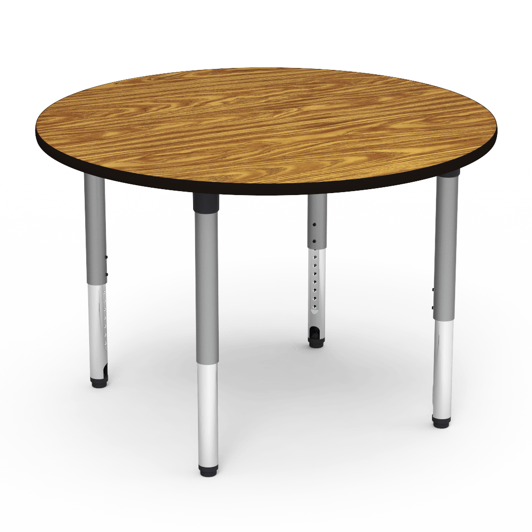 Virco 5048RADJ - 5000 Series Activity Table, 48" Round Top (Virco 5048RADJ) - SchoolOutlet