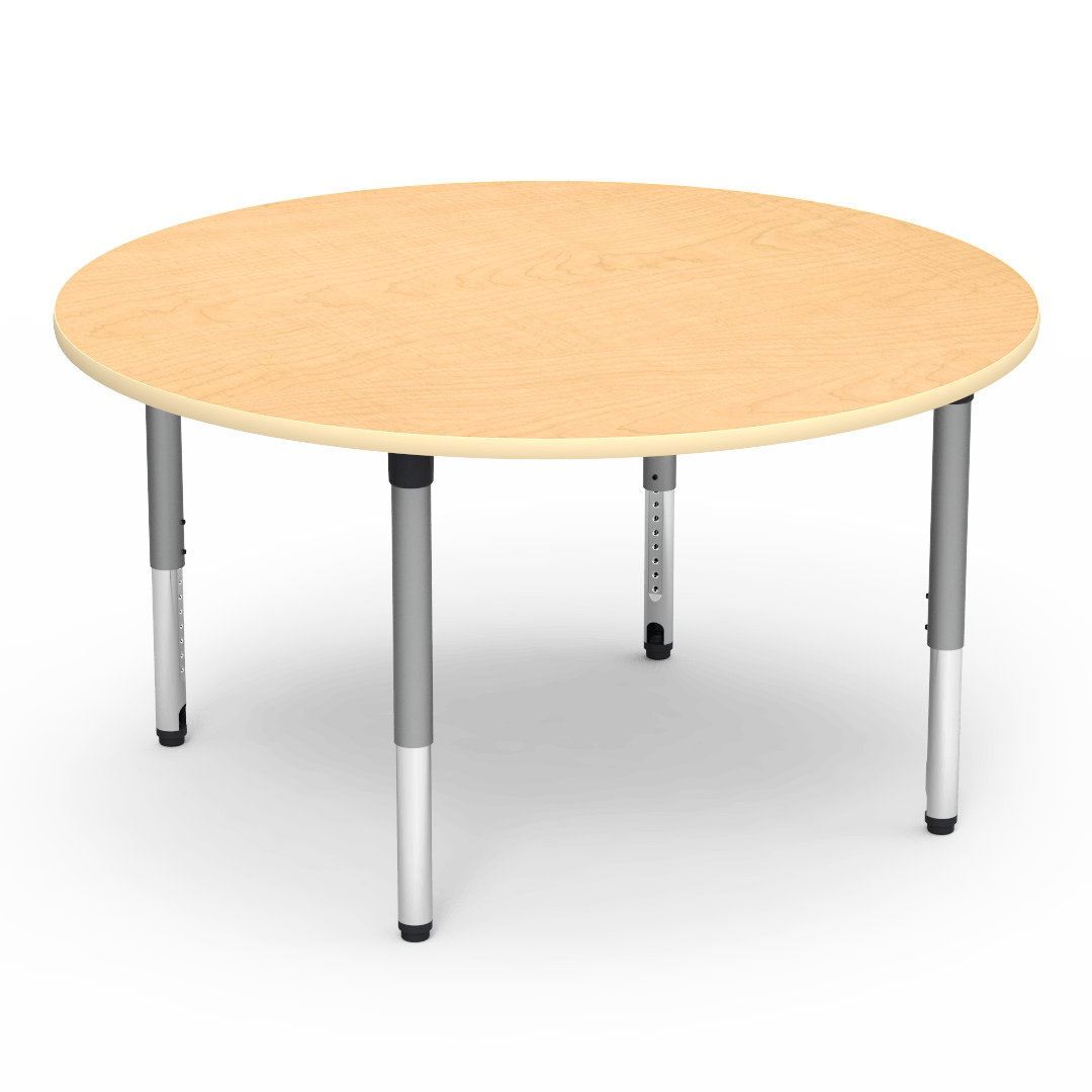 Virco 5060RADJ - 5000 Series Activity Table, 60" Round Top (Virco 5060RADJ) - SchoolOutlet