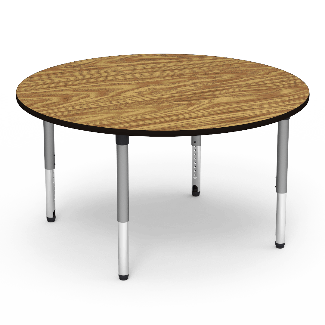 Virco 5060RADJ - 5000 Series Activity Table, 60" Round Top (Virco 5060RADJ) - SchoolOutlet