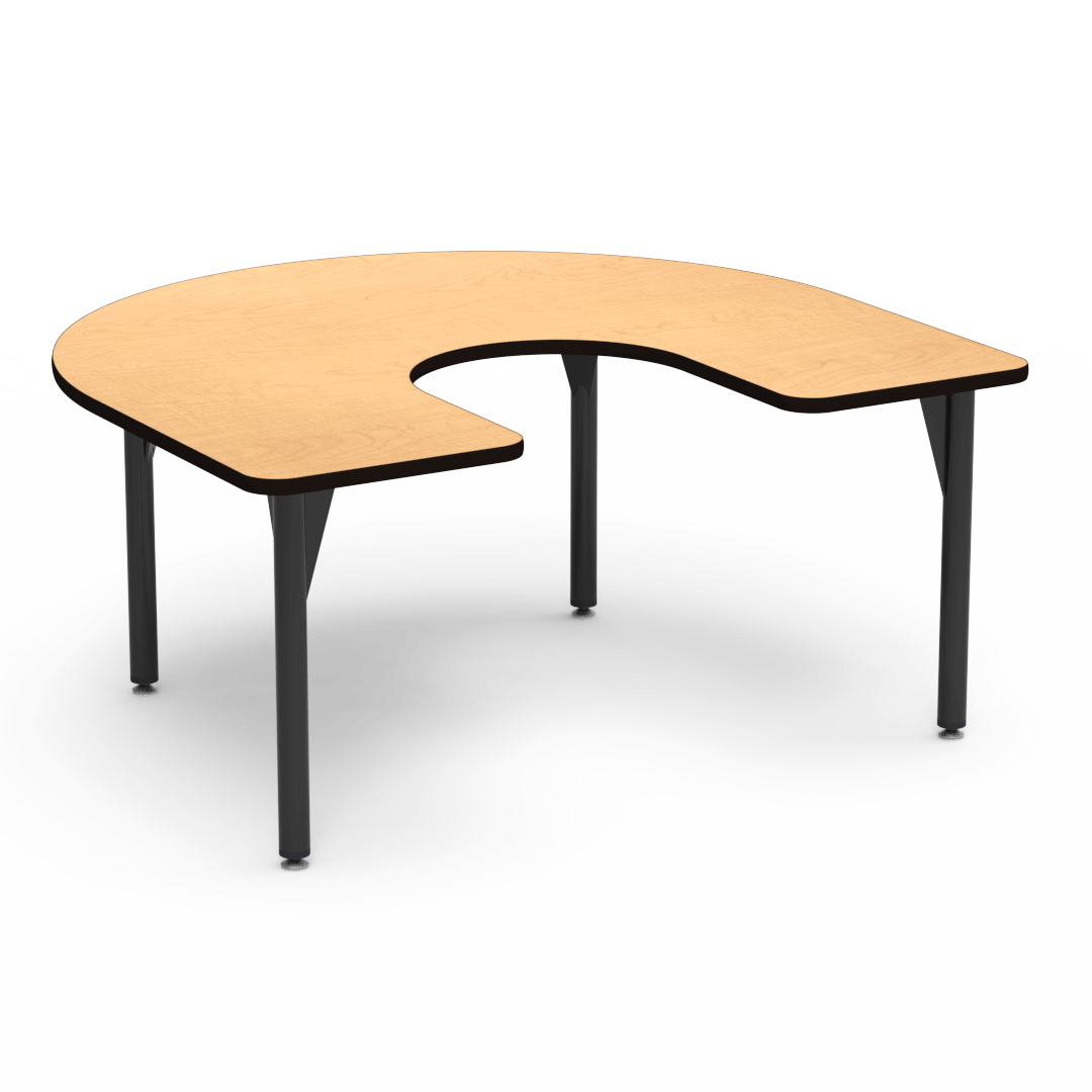 Virco 50HORSE6030 - 5000 Series Activity Table, 60" x 66" Horseshoe Top and 30" Height - SchoolOutlet