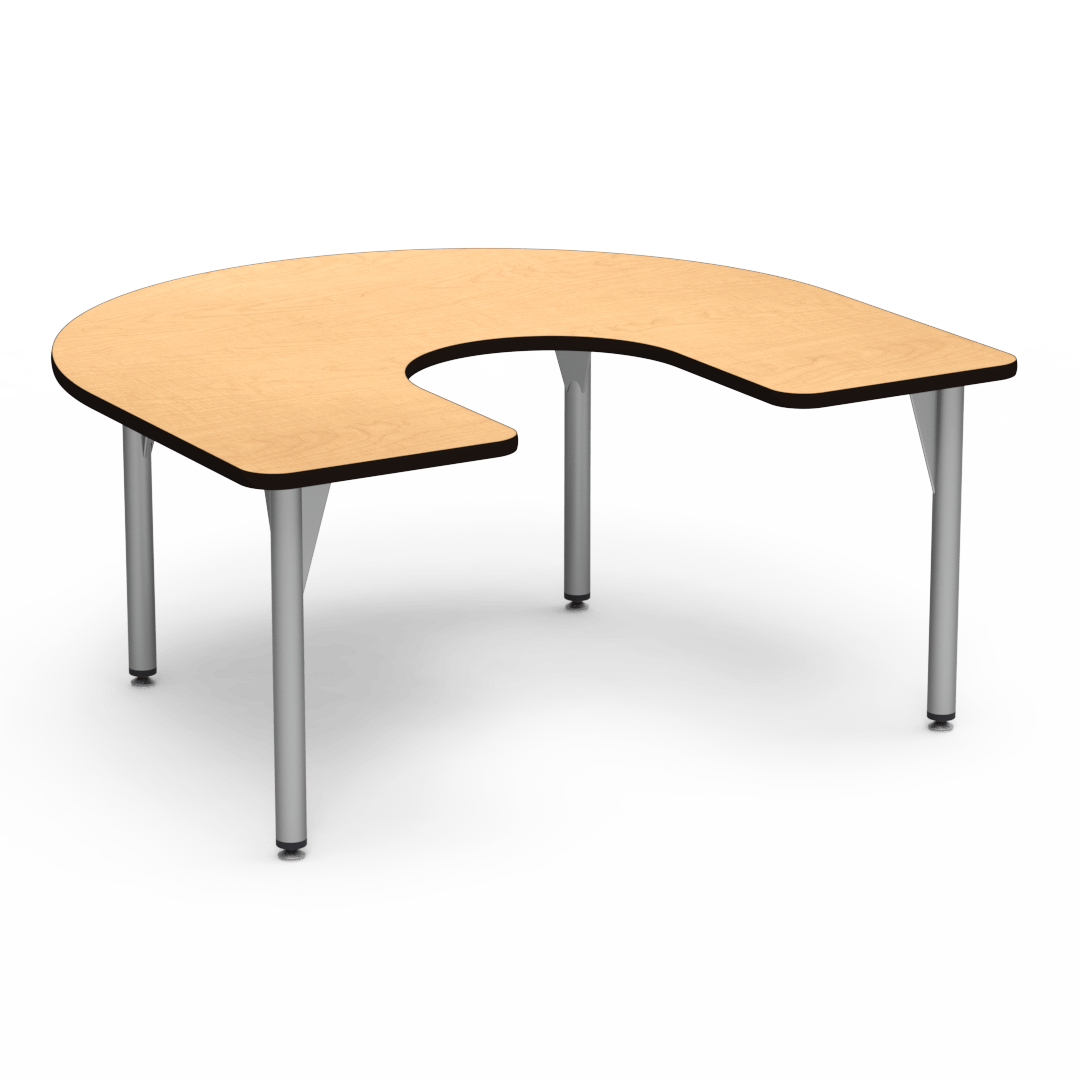 Virco 50HORSE6030 - 5000 Series Activity Table, 60" x 66" Horseshoe Top and 30" Height - SchoolOutlet