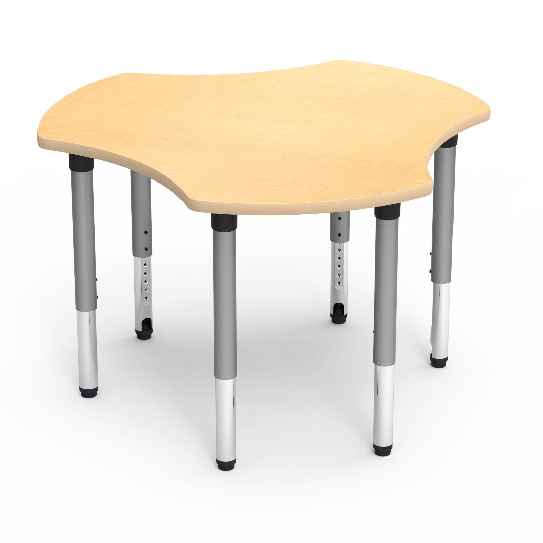 Virco 50HUB48ADJ - 5000 Series Hub Activity Table - 48" (Virco 50HUB48ADJ) - SchoolOutlet