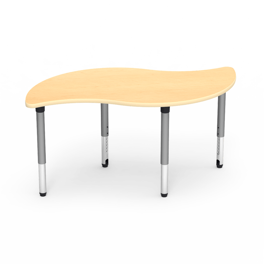 Virco 50LF3060ADJ - 5000 Series Activity Table, 30"W x 60"L x 24"-32"H Leaf Top (Virco 50LF3060ADJ) - SchoolOutlet