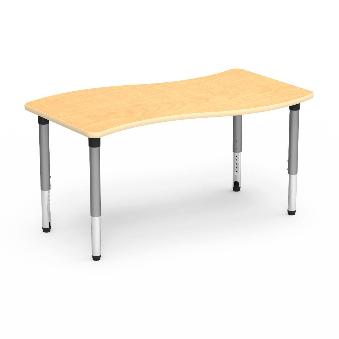 Virco 50SL3060ADJ - 5000 Series Activity Table, 30"W x 60"L x 24"-32"H Slide Top - SchoolOutlet