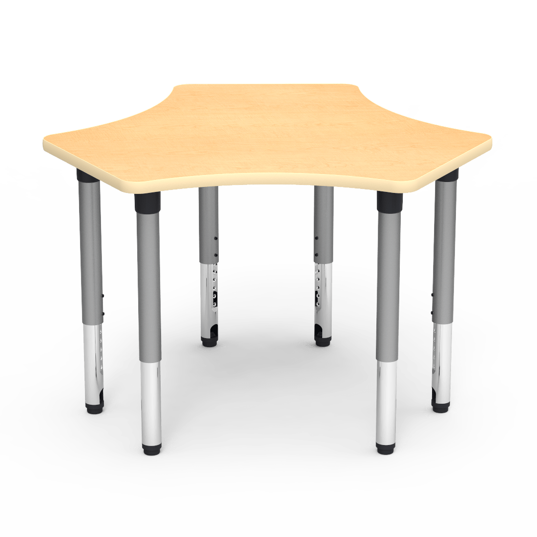 Virco 50SPK48ADJ - 5000 Series Activity Table 48" Spoke Top (Virco 50SPK48ADJ) - SchoolOutlet