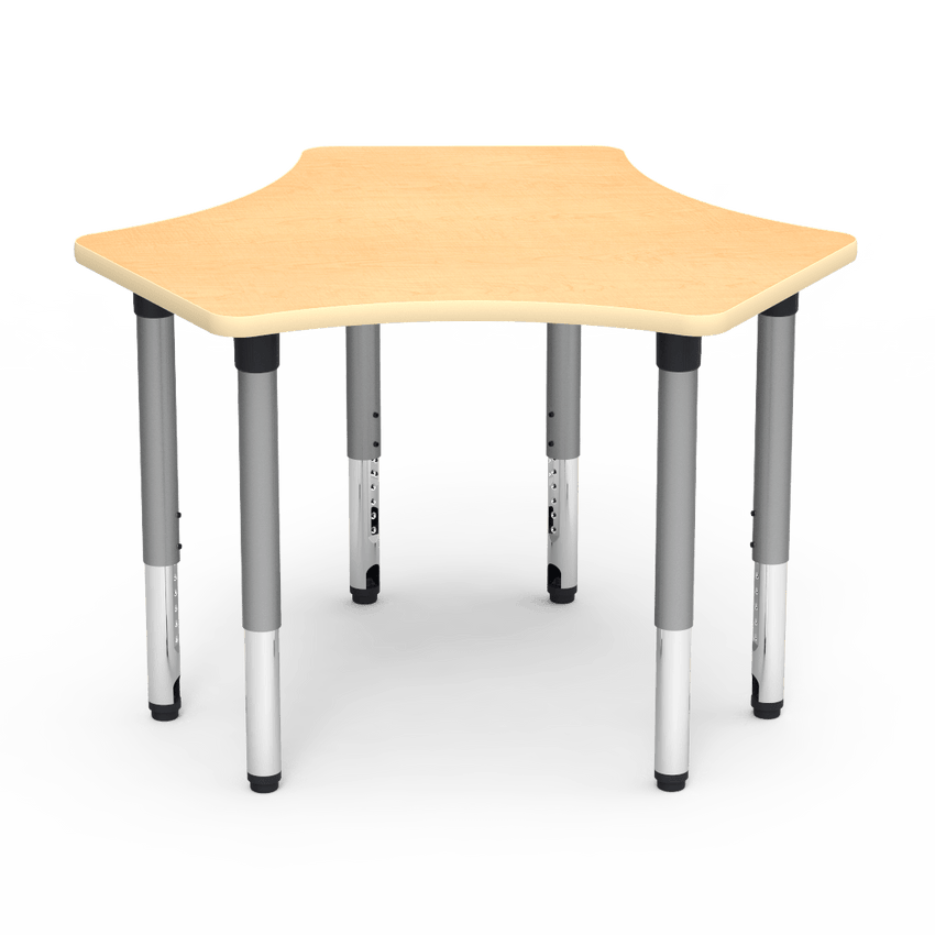 Virco 50SPK48ADJ - 5000 Series Activity Table 48" Spoke Top (Virco 50SPK48ADJ) - SchoolOutlet