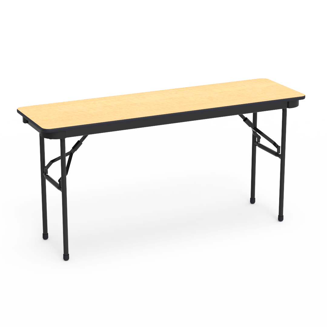 Virco 601860 - 6000 Series Rectangle Folding Table - 18"W x 60"L x 29"H - SchoolOutlet