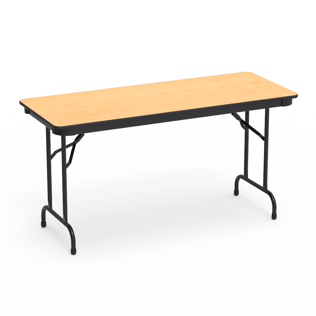 Virco 602460 - 6000 series 3/4" thick particle board folding table 24" x 60" - SchoolOutlet
