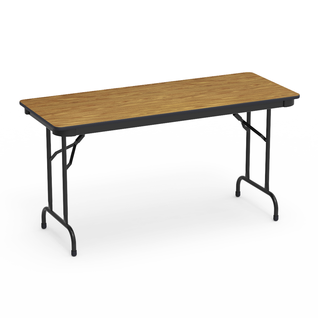 Virco 602460 - 6000 series 3/4" thick particle board folding table 24" x 60" - SchoolOutlet